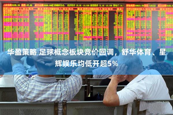 华盈策略 足球概念板块竞价回调，舒华体育、星辉娱乐均低开超5%